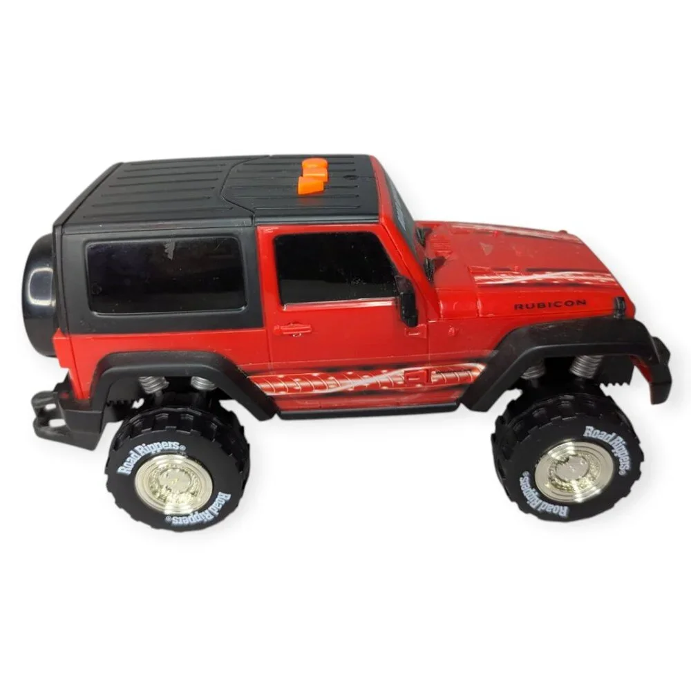 Road Rippers Jeep Wrangler Rubicon Off Road Crew w/Lights & Sounds Toy Car WORKS